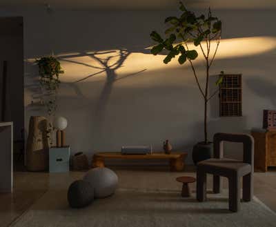  Scandinavian Bachelor Pad Living Room. Louver House by STUDIO SANTOS.