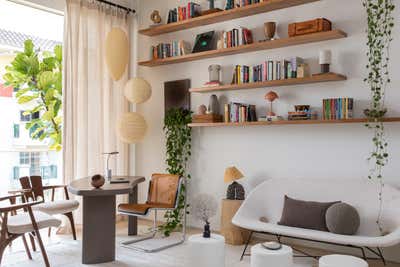  Eclectic Bachelor Pad Office and Study. Louver House by STUDIO SANTOS.