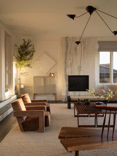  Eclectic Family Home Living Room. Oakland by STUDIO SANTOS.