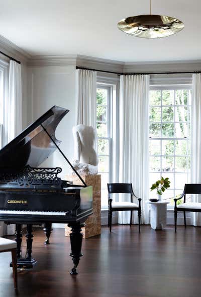  Transitional Living Room. Atherton Home by Lauren Nelson Design.