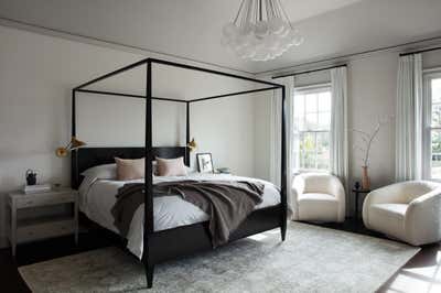  Transitional Bedroom. Atherton Home by Lauren Nelson Design.