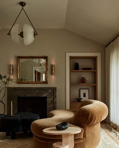  Transitional Family Home Living Room. Tiburon House by Lauren Nelson Design.