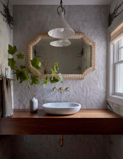  Organic Traditional Family Home Bathroom. Orinda Retreat by Lauren Nelson Design.