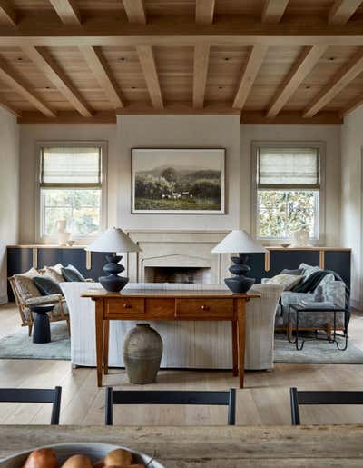 Organic Family Home Living Room. Orinda Retreat by Lauren Nelson Design.
