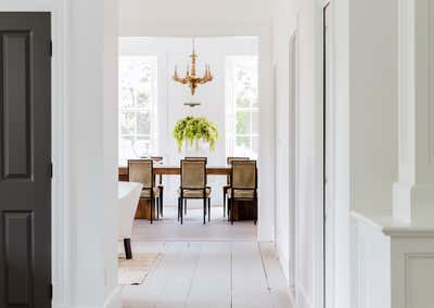  British Colonial English Country Family Home Dining Room. Governor's House by Lisa Tharp Design.
