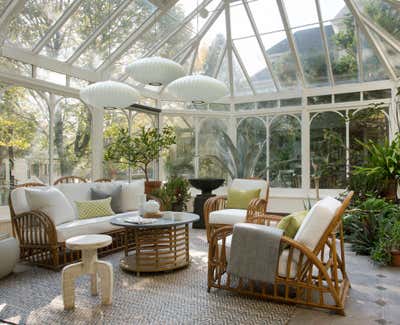  Maximalist Family Home Patio and Deck. Brookline by Lisa Tharp Design.