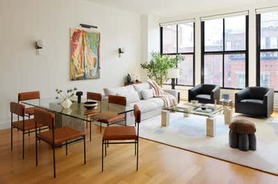 Modern Apartment Living Room. Soho Residence by Libarikian Interiors.