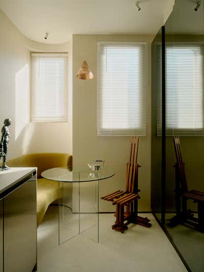  Mid-Century Modern Apartment Dining Room. Zola by Corpus Studio.