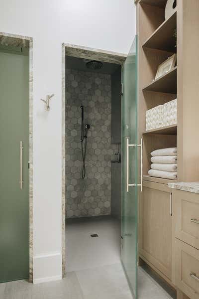 Transitional Bathroom. ASC Relatively Calm Waters by Amy Storm and Company, LLC.