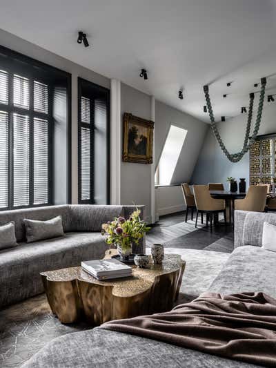  Craftsman Living Room. European Neo-Classicism by O&A Design Ltd.