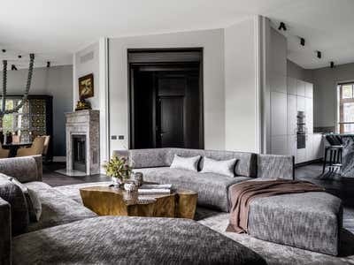  Craftsman Apartment Living Room. European Neo-Classicism by O&A Design Ltd.