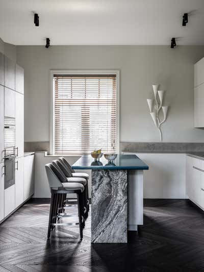  Modern Apartment Kitchen. European Neo-Classicism by O&A Design Ltd.