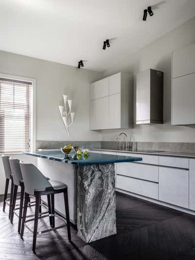  Contemporary Apartment Kitchen. European Neo-Classicism by O&A Design Ltd.