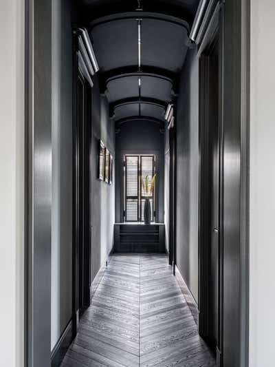  Western Entry and Hall. European Neo-Classicism by O&A Design Ltd.