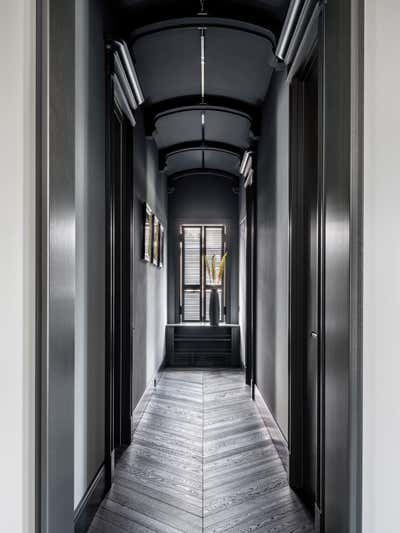  Western Apartment Entry and Hall. European Neo-Classicism by O&A Design Ltd.