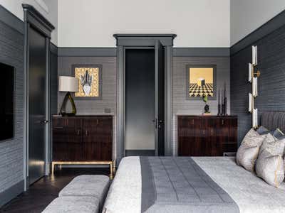  Modern Apartment Bedroom. European Neo-Classicism by O&A Design Ltd.
