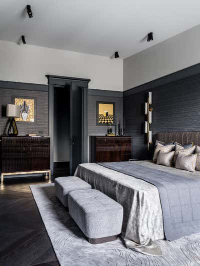  Western Apartment Bedroom. European Neo-Classicism by O&A Design Ltd.