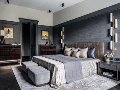  Contemporary Apartment Bedroom. European Neo-Classicism by O&A Design Ltd.