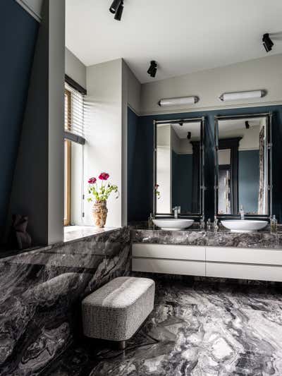  Western Apartment Bathroom. European Neo-Classicism by O&A Design Ltd.