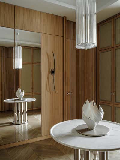  Modern Apartment Entry and Hall. Modern Apartment where slow living trends meet exquisite designs by O&A Design Ltd.