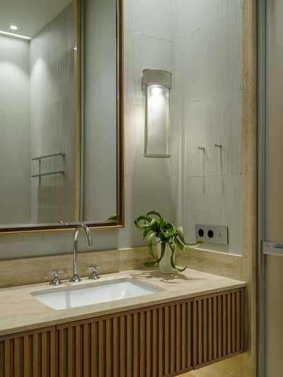  Apartment Bathroom. Modern Apartment where slow living trends meet exquisite designs by O&A Design Ltd.