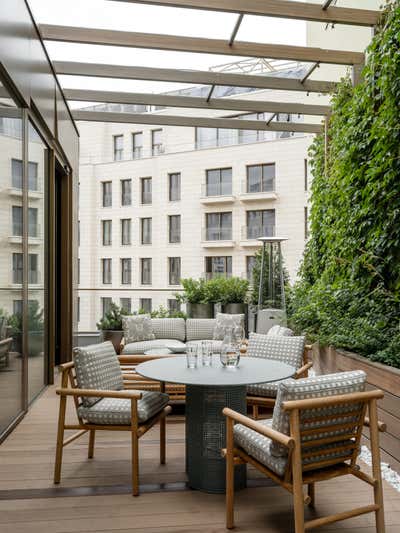  Organic Apartment Patio and Deck. Modern Apartment where slow living trends meet exquisite designs by O&A Design Ltd.