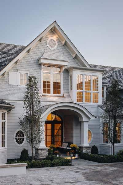  Transitional Vacation Home Exterior. ASC Relatively Calm Waters by Amy Storm and Company, LLC.