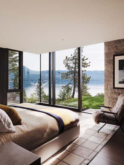  Bohemian Vacation Home Bedroom. Lake Tahoe by Fern Santini, Inc..