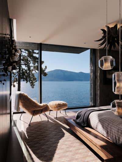  Vacation Home Bedroom. Lake Tahoe by Fern Santini, Inc..