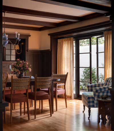  Craftsman Family Home Dining Room. Berkeley Hills by Heidi Caillier Design.