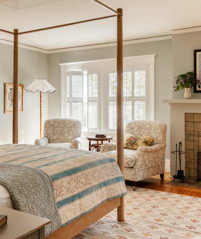  Craftsman Family Home Bedroom. Berkeley Hills by Heidi Caillier Design.