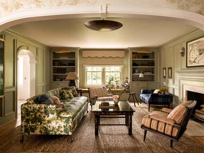 Traditional Living Room. Pittsfield by Heidi Caillier Design.