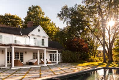 Traditional Exterior. Pittsfield by Heidi Caillier Design.