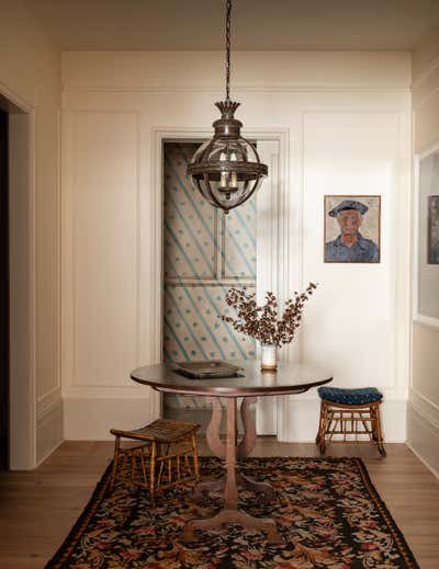  Eclectic Entry and Hall. Brooklyn by Heidi Caillier Design.
