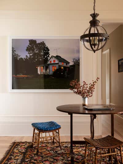 Eclectic Entry and Hall. Brooklyn by Heidi Caillier Design.