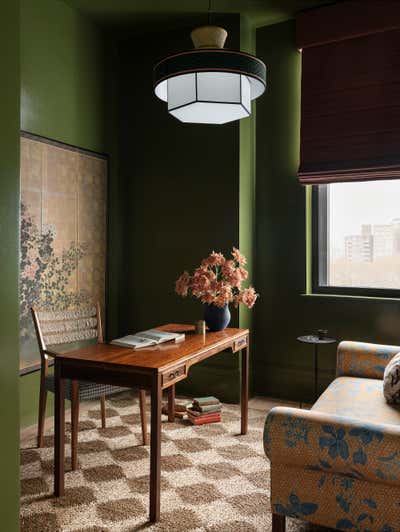  Eclectic Office and Study. Brooklyn by Heidi Caillier Design.