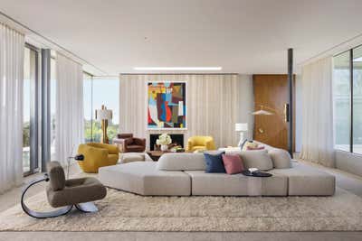  Minimalist Mid-Century Modern Beach House Living Room. Bridgehampton Beach House by Rees Roberts & Partners.