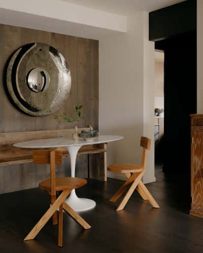  Mid-Century Modern Apartment Dining Room. West Village Residence  by Studio Zuchowicki, LLC.
