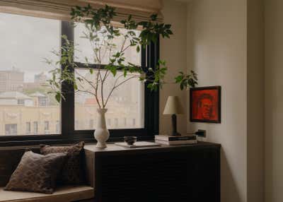  Arts and Crafts Apartment Living Room. West Village Residence  by Studio Zuchowicki, LLC.
