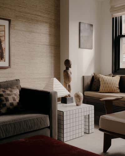  Scandinavian Apartment Living Room. West Village Residence  by Studio Zuchowicki, LLC.