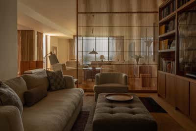  Mid-Century Modern Apartment Living Room. Miami by Studio Mellone.
