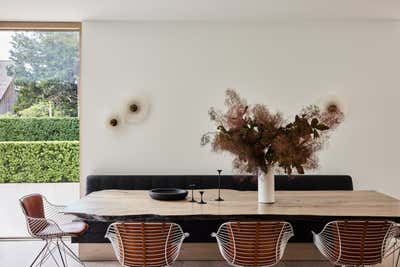  Contemporary Vacation Home Dining Room. Amagansett Lanes by Monica Fried Design.