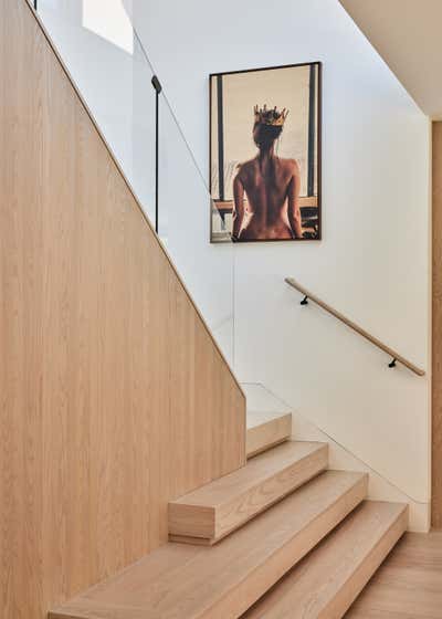 Contemporary Vacation Home Entry and Hall. Amagansett Lanes by Monica Fried Design.