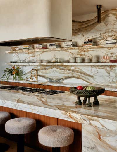 Modern Family Home Kitchen. Benedict Canyon Estates by Studio Jake Arnold.