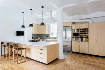 Contemporary Family Home Kitchen. Tribeca Family Loft by Young & Frances.