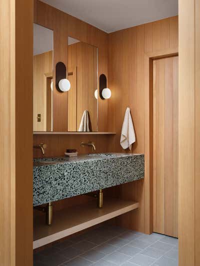  Mid-Century Modern Bathroom. Spa Suite by Garza Interiors.