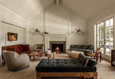  Traditional Family Home Living Room. Beverly Hills Hillside by Studio Jake Arnold.