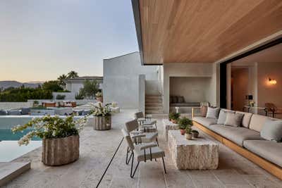  Beach Style Contemporary Vacation Home Exterior. La Quinta  by Nate Berkus Associates.