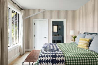  Mediterranean Rustic Vacation Home Bedroom. Wisconsin Lake House by Nate Berkus Associates.