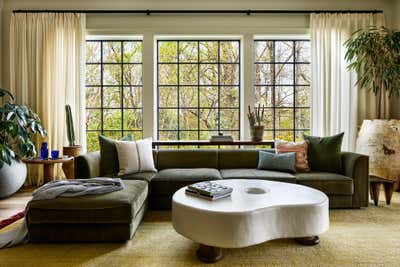  Modern Living Room. Global Family Residence by Zoe Feldman Design.